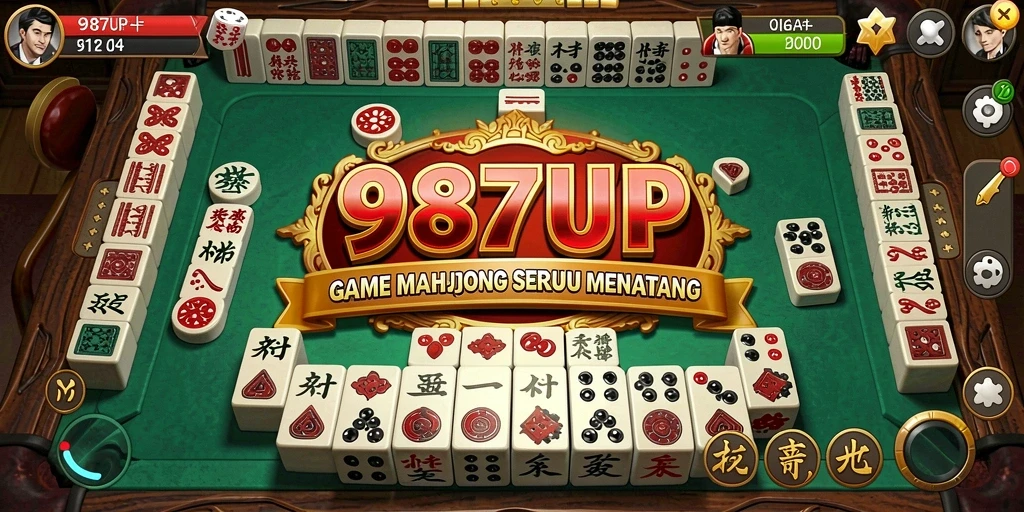Screenshot gameplay Mahjong yang menarik dari 987UP.