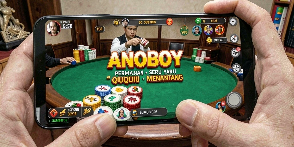 Tampilan gameplay ANOBOY yang mendebarkan dan menarik.