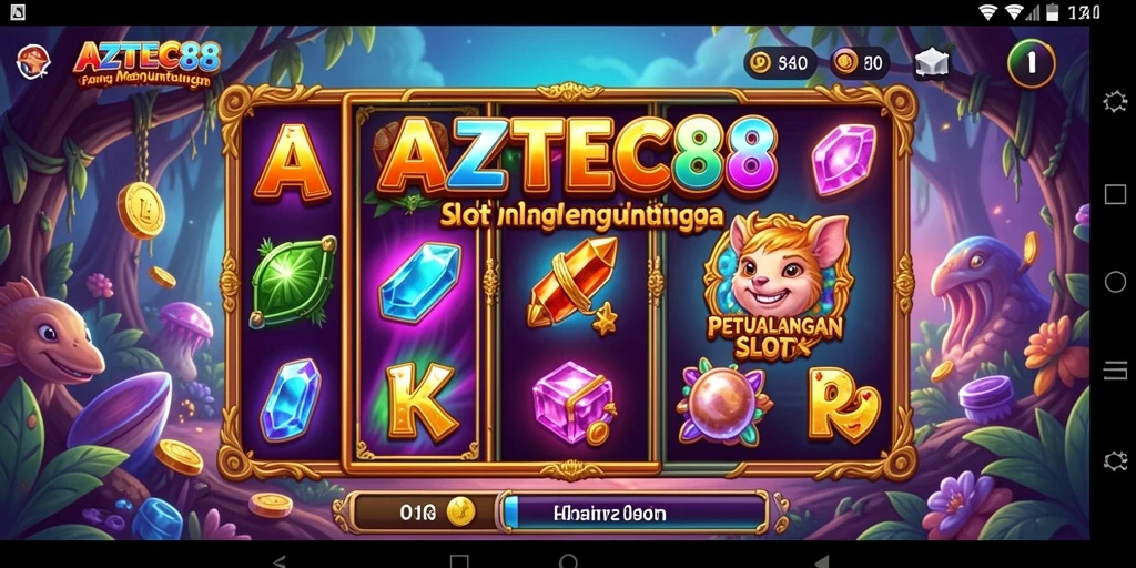 Tampilan menarik dari gameplay Slot AZTEC88 yang mendebarkan.