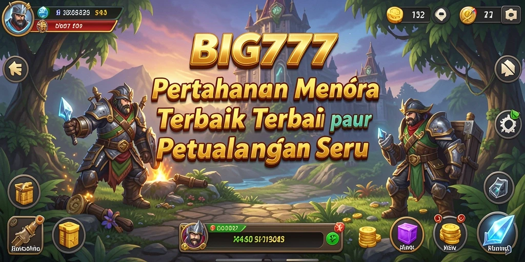 Tampilan menyenangkan dari menara pertahanan dalam aksi.