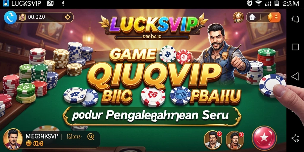 Tampilan permainan QiuQiu yang menarik di LUCKSVIP.