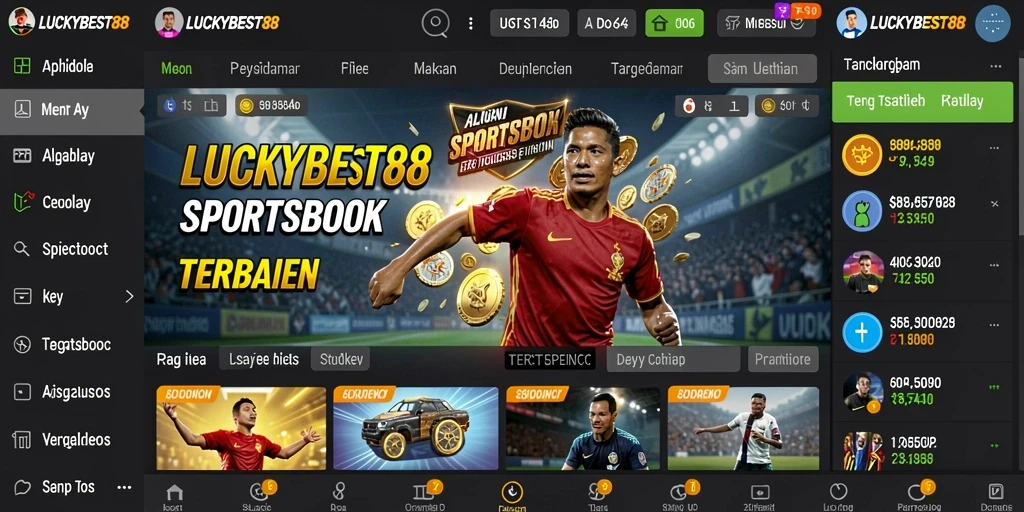 Tampilan antarmuka LUCKYBEST88 saat memasang taruhan langsung.