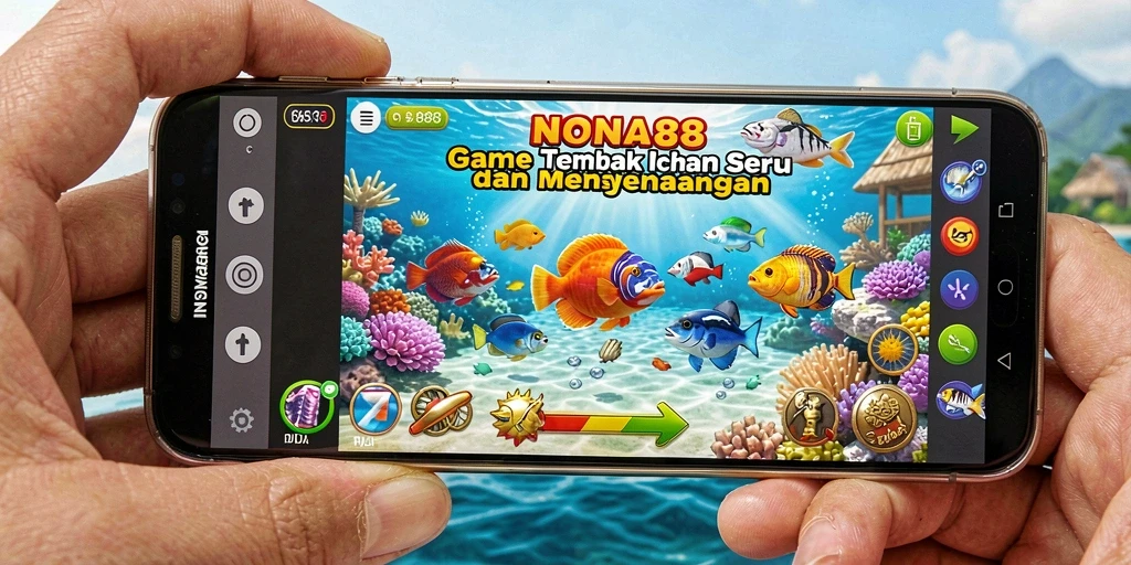 Gameplay seru NONA88 dengan aksi Tembak Ikan.