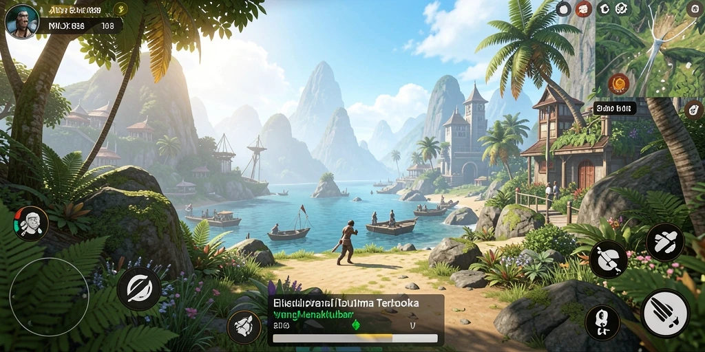 Tampilan gameplay RDI88 yang menakjubkan di dunia Open World.
