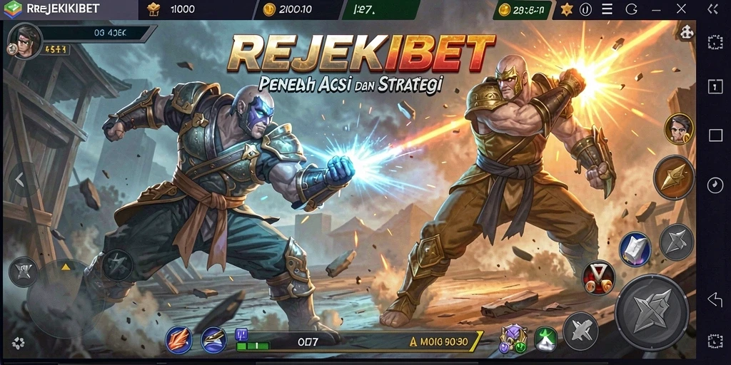 Screenshot gameplay pertarungan menyeramkan di REJEKIBET.