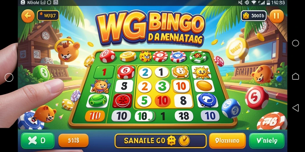 Tampilan gameplay Bingo yang seru di WG87.